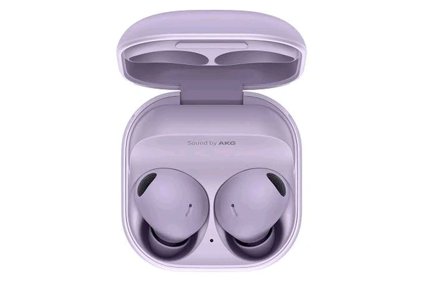 Samsung   Samsung Galaxy Buds2 Pro, with Innovative AI Features, Bluetooth Truly Wireless in Ear Earbuds with Noise Cancellation (Purple) - Purple