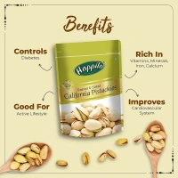 HAPPILO PREMIUM DRY FRUITS Happilo Freshly Roasted & Salted California Pistachios - 200 G