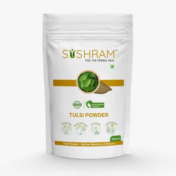 Sushram Agro International Sushram Tulsi Powder Organic