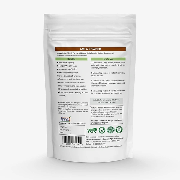 Sushram Agro International Sushram Amla Powder 