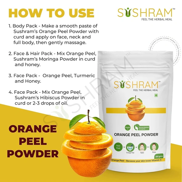 Sushram Agro International Sushram Orange Peel Powder 