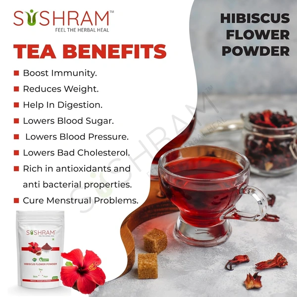 Sushram Hibiscus Flower Powder 100g