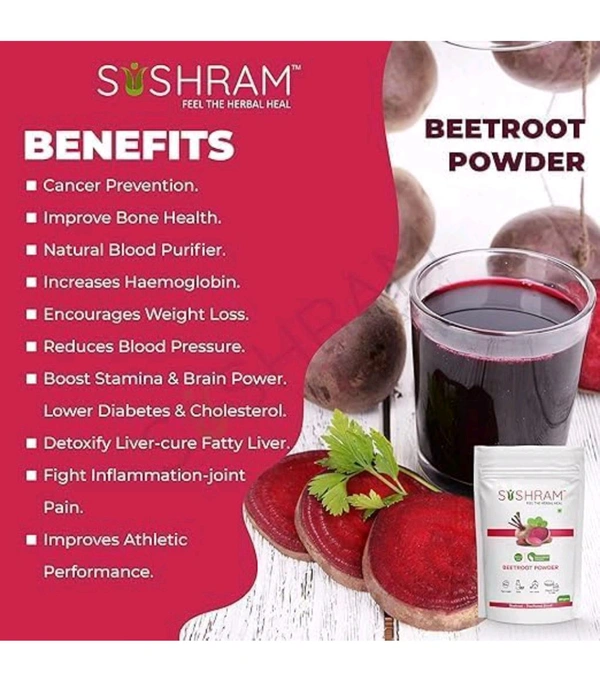 Sushram Agro International Sushram Beetroot powder 100g