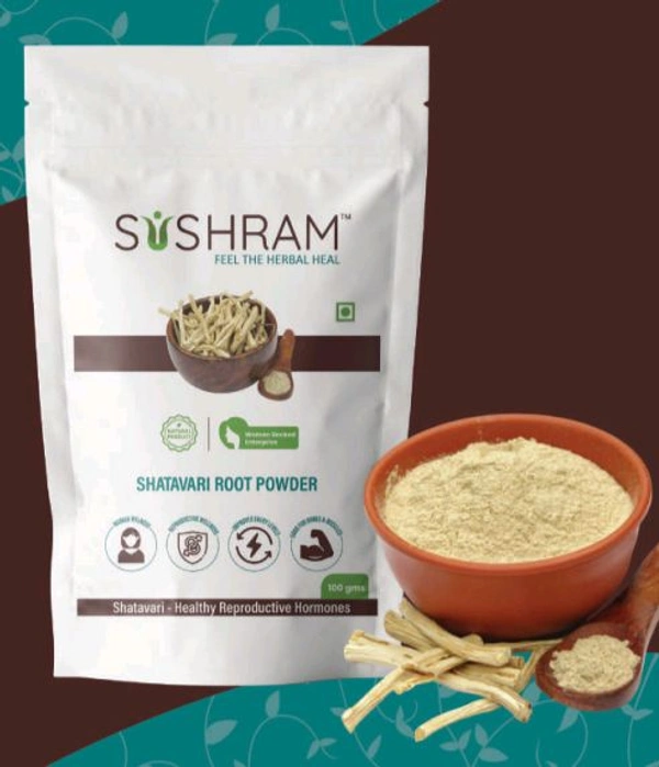 Sushram Agro International Sushram Shatavri Root Powder 100gm
