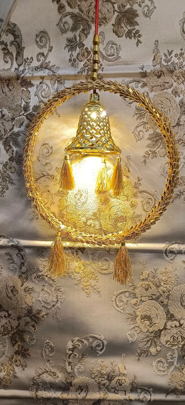 Large Ring Light (Decoration With Gotta Patti Work) - Large