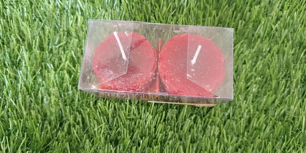 SCENTED CANDLES (ROSE) - Maroon Flush