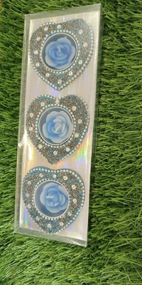 HEART SHAPE WAX DIYA - Red
