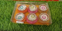 MULTI COLOUR MEDIUM SIZE DIYA PACK OF 6