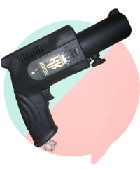 Electric Toy Gun for Holi 100% Natural and Herbal Gulal Toy Gun for All Age Groups No Water Needed to Play Holi with 6 Color 