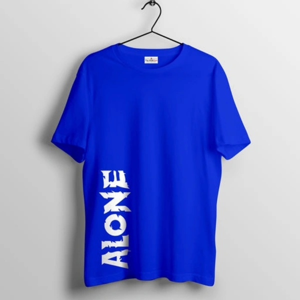 "Alone" 100% Cotton Men T-shirt - M
