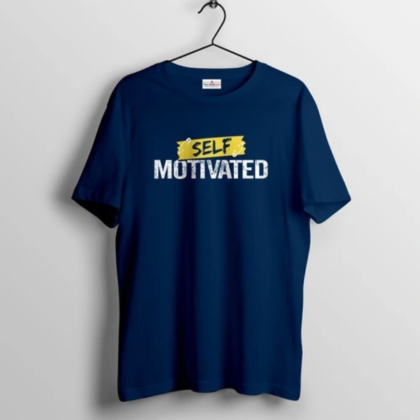 "Self Motivated" 100% Cotton Men T-shirt - S