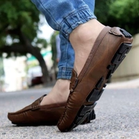 Brown Loafer Shoes For Men - IND-6