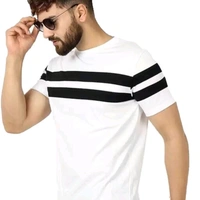 New Trendy Men T-Shirts White - M