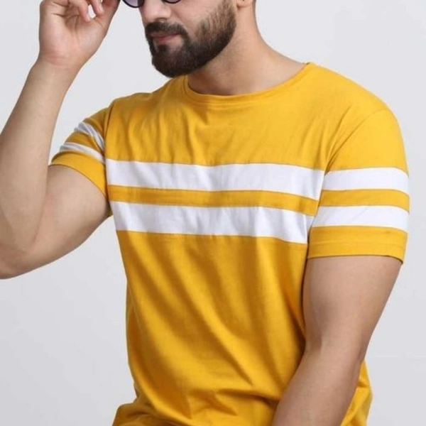 Yellow New Trendy Men T-shirt - S