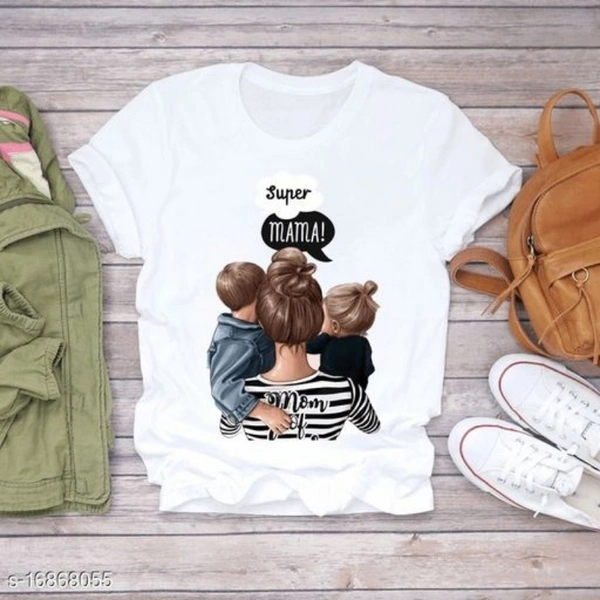 Classy White T-Shirts For Women - L