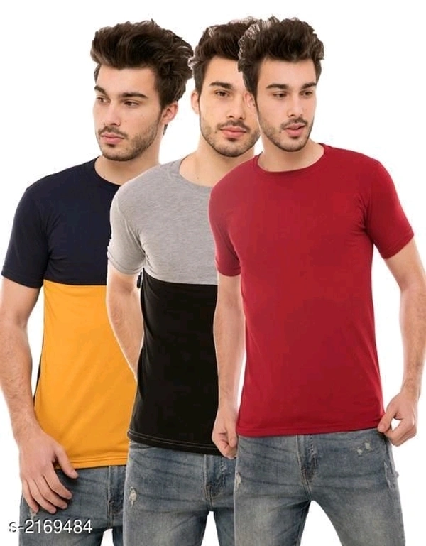 T-Shirts Combo Pack Of 3 - L