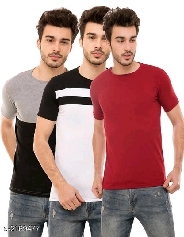 T-Shirts Combo Pack Of 3 - S