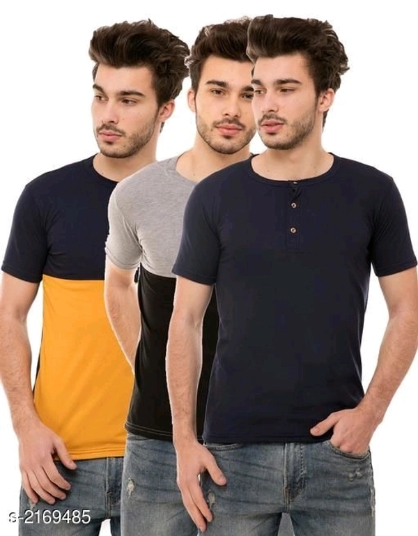 T-Shirts Combo Pack Of 3 - XL
