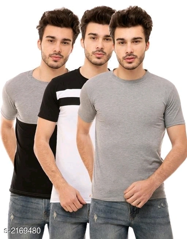 T-Shirts Combo Pack Of 3 - L