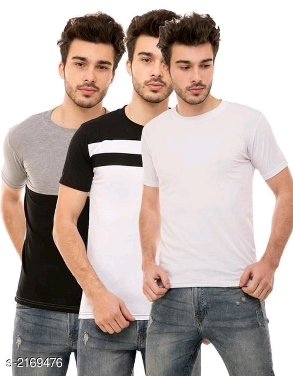 T-Shirts Combo Pack Of 3 - L