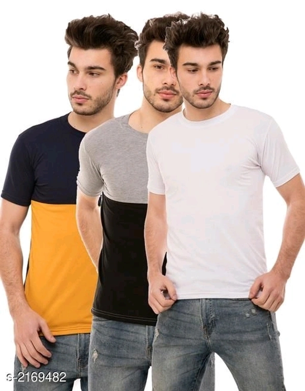 T-Shirts Combo Pack Of 3 - M