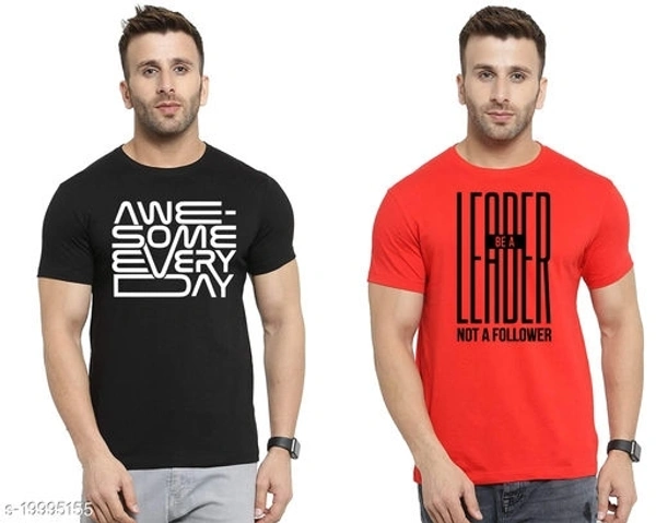T-Shirt Combo Pack Of 2 - L