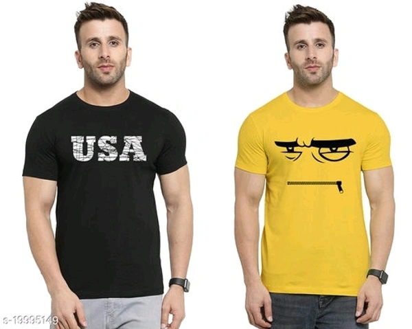 T-Shirt Combo Pack Of 2 - L