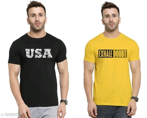 T-Shirt Combo Pack Of 2 - L