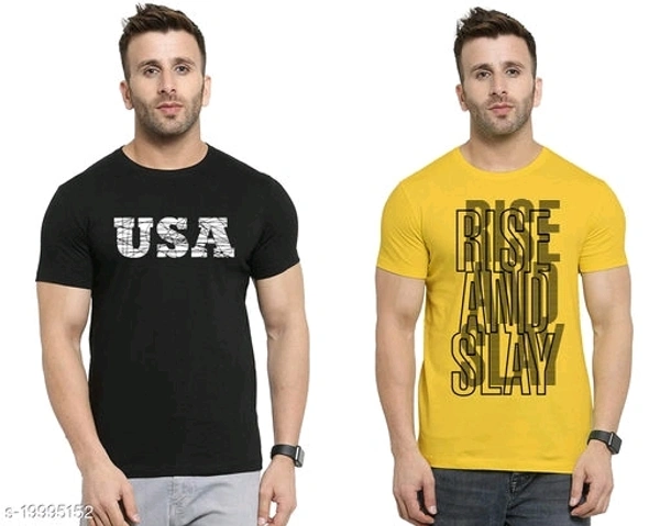 T-Shirt Combo Pack Of 2 - M