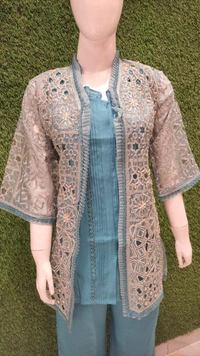 SAHELI BC78 PANT SUIT - M, Glacier