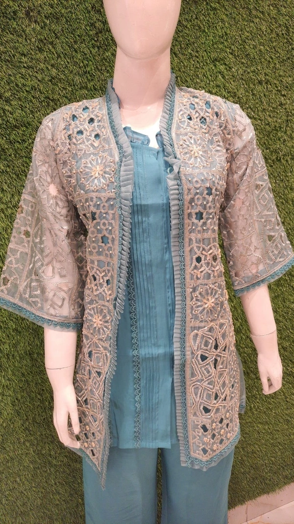 SAHELI BC78 PANT SUIT - M, Glacier