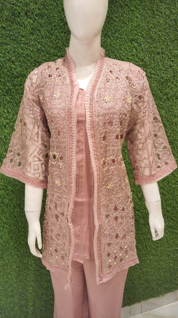SAHELI BC78 PANT SUITS - M, Sea Pink