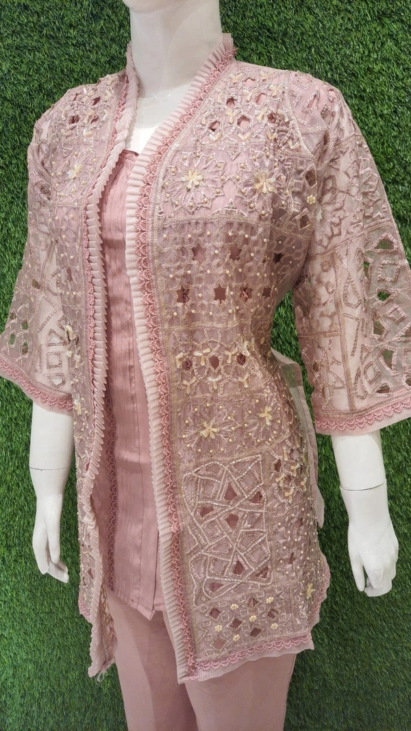 SAHELI BC78 PANT SUITS - M, Sea Pink