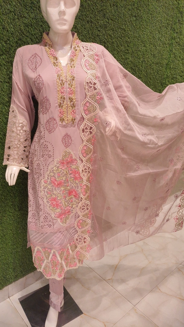 SAHELI PAKISTANI SUIT - XL, Lilac