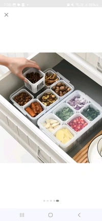 Fridge Storage Box - White, 12 Inges