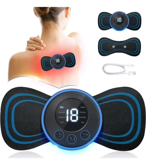 Pain Relife Massager - Black, 7 Inges
