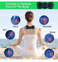 Pain Relife Massager - Black, 7 Inges