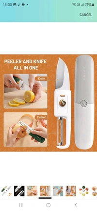 Two In One Knife - Green, 6 Inges