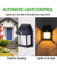 Solar Lights - Black, 8 Inges