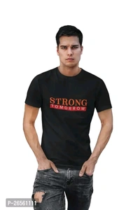 Classy Creation Strong T Shirt  - Black, XL
