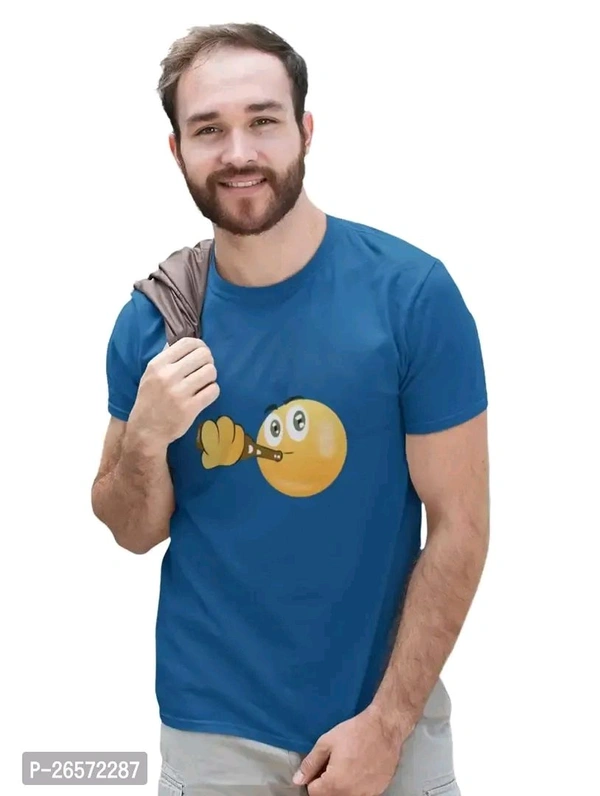 Blue T Shirt  - Blue, M