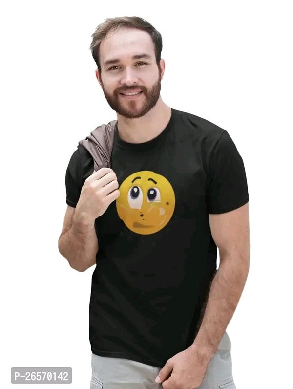 Blue T Shirt  - Black, L