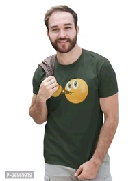 Blue T Shirt  - Green, L