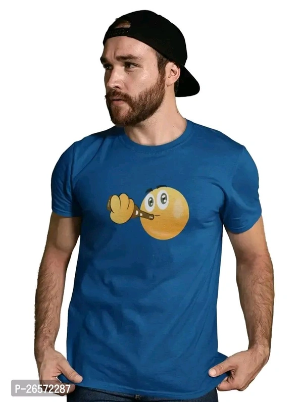 Blue T Shirt  - Blue, Xl