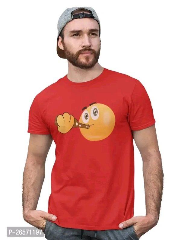 Blue T Shirt  - Red, 2xl