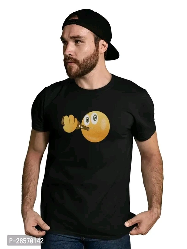 Blue T Shirt  - Black, 2xl