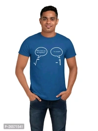 Cotton Western T Shirt  - Blue, M