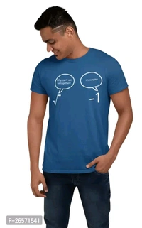 Cotton Western T Shirt  - Blue, M