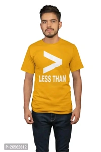 Yellow Cotton T Shirt  - Yellow, M