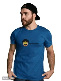 Blue Cotton T Shirt  - M